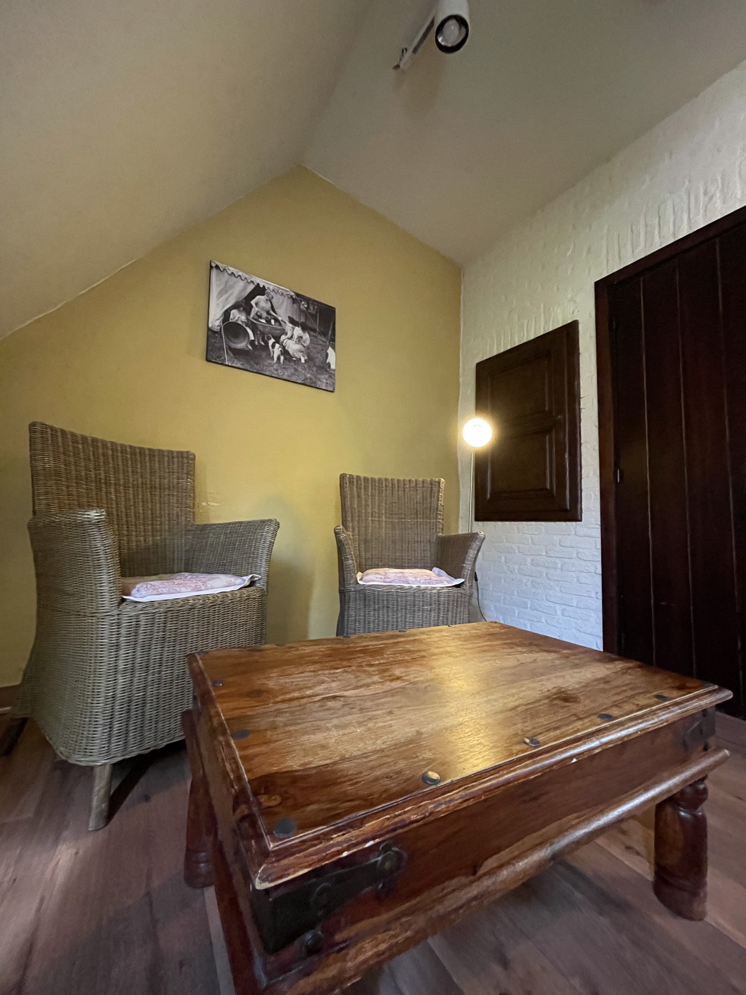 Second floor apartment living space